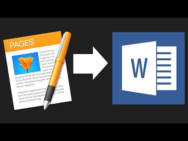 How to save Apple Pages document as Microsoft Word file (.doc & .docx)