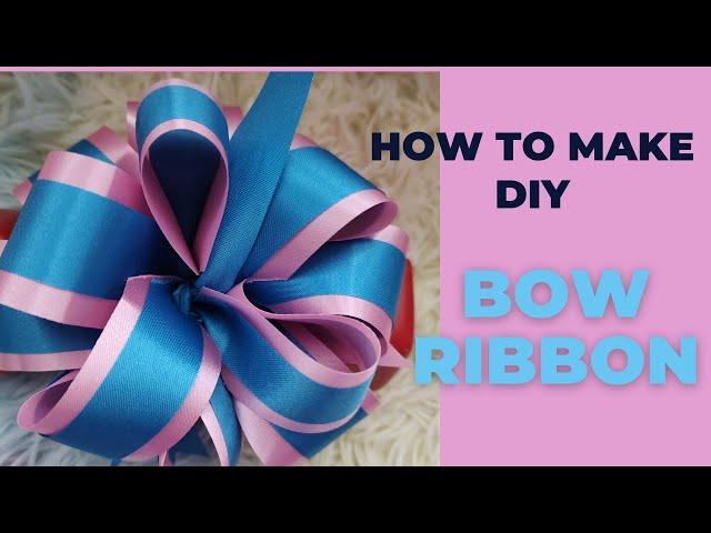 How to make Double Bow Ribbon in simpliest way️