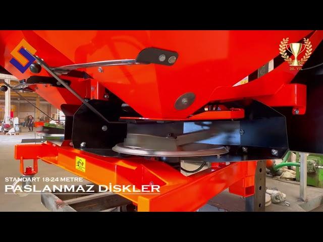 S - Serisi Gübre Serpme Makinaları / New Series S Fertilizer Spreader BY SUMAGRO