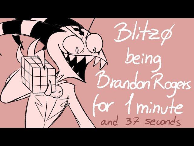 Blitzø being Brandon Rogers for 1 minute and 37 seconds // Helluva Boss Animatic