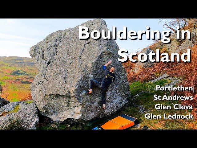 Scottish Bouldering Part 1 (2023) Portlethen, St Andrews, Glen Clova, Glen Lednock 4K