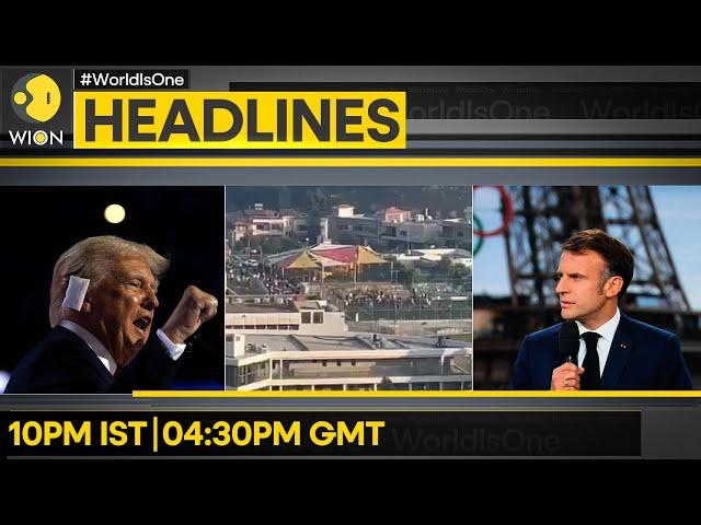 9 hurt in Hezbollah Strike | Trump vows to return to open air rallies | WION Headlines