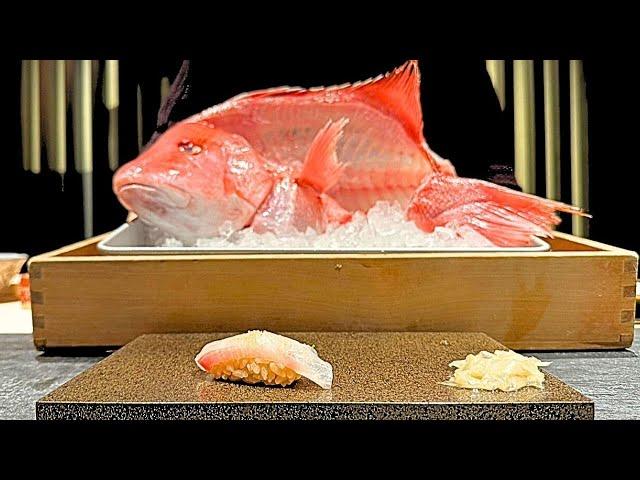 Amazing Japanese cuisine and rare fish sushi【Sushi Kihaku】