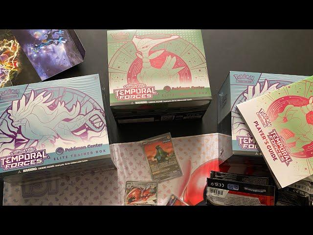 Temporal Forces POKÉMON CENTER EXCLUSIVE Elite Trainer Box Opening (Iron Leaves)