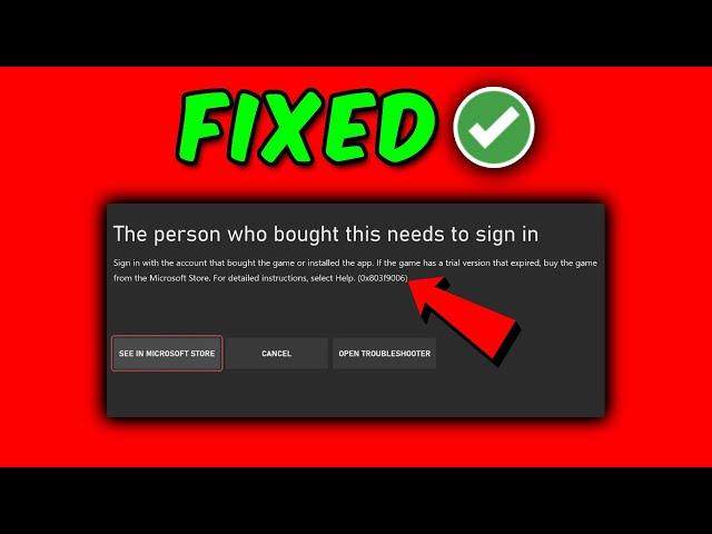 How To Fix Xbox One / Series X/S Error Code 0x803F9006 (2 METHODS) (FIXED)