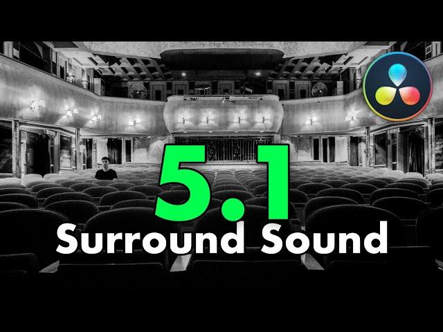 5.1 SURROUND SOUND richtig Exportieren (Kurzfiilm / Kino) |  DaVinci Resolve Tutorial (Deutsch)