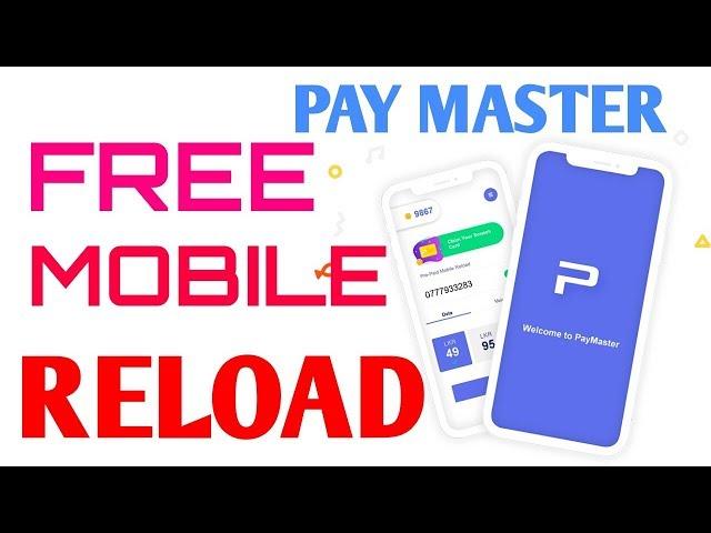 Earn free reload from Pay Master | Pay master sinhala | tamil | Techie Kokul