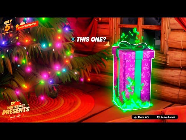 7 SECRET Presents in Fortnite WINTERFEST!