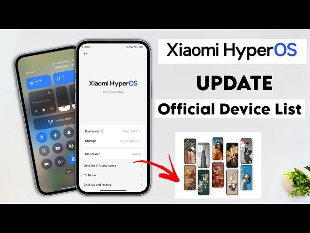 Xiaomi HyperOS Release Update Device List For Global - Check Your Device -HyperOS Update Device List