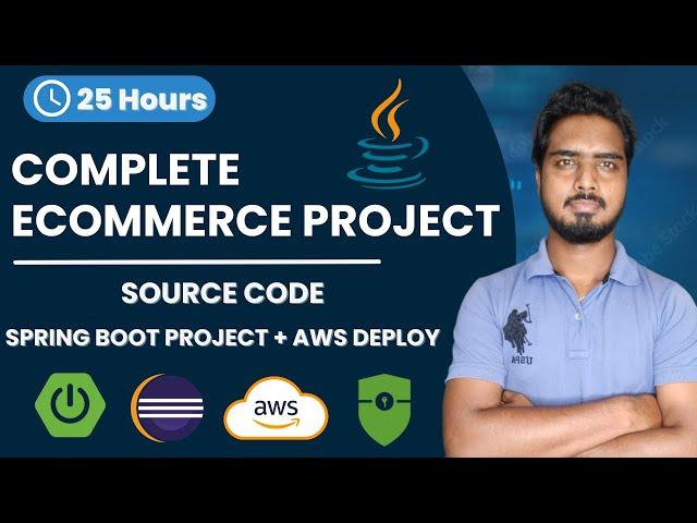 Complete Ecommerce Spring Boot Project with Aws Deployment in one Video| Spring Boot Project