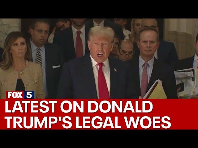 Latest on Donald Trump's legal woes