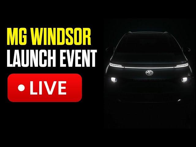 MG Windsor EV Launch LIVE Event | New Auto Launch | MG Motors | Electric Vehicle | Times Drive Green