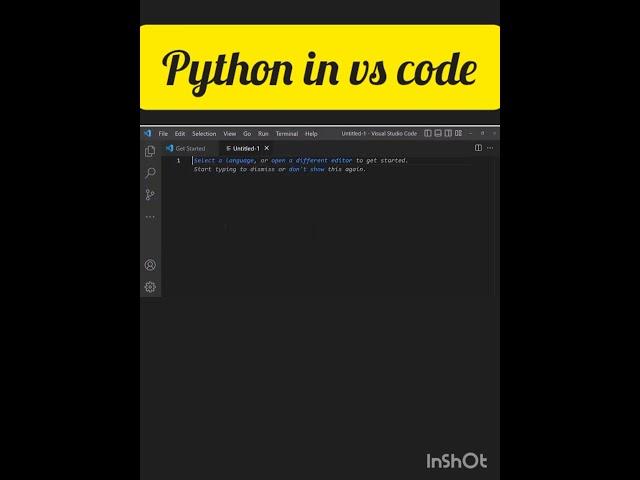 Python in vs code | How to run python in visual studio code #python  #pythontutorial