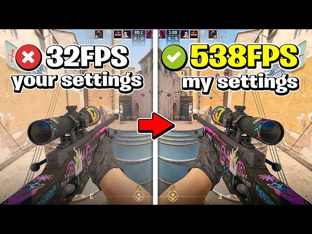 STOP CS2 Lag on LOW-END PC! (2025 FPS Boost Guide) → 200%+ FPS & ZERO Drops 