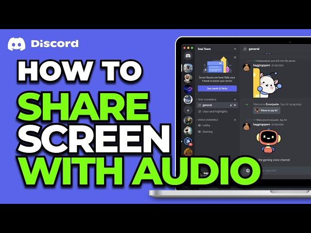 How To Share Screen With Audio on Discord