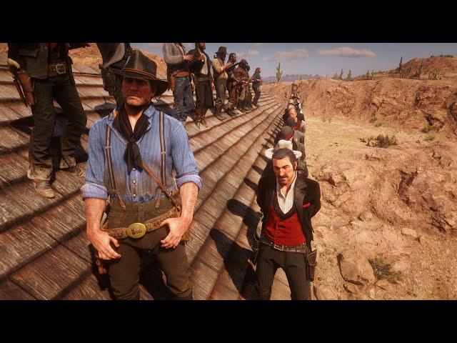 RDR2 Best Ending Arthur Morgan Hanging All Bad Guys in Red Dead Redemption 2