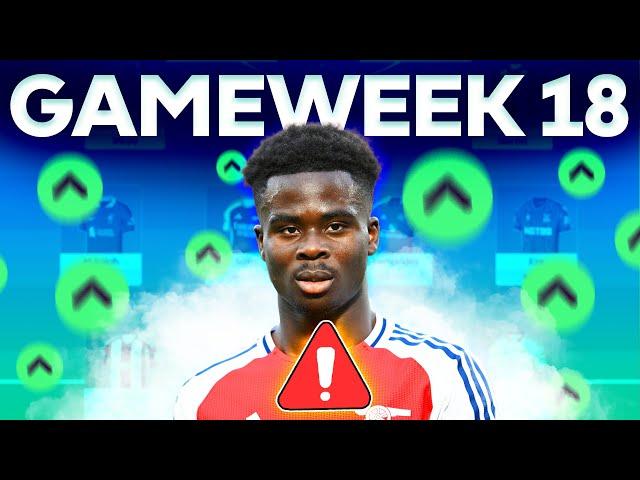 MY FPL GW18 TRANSFER PLANS | SAKA REPLACEMENTS ️