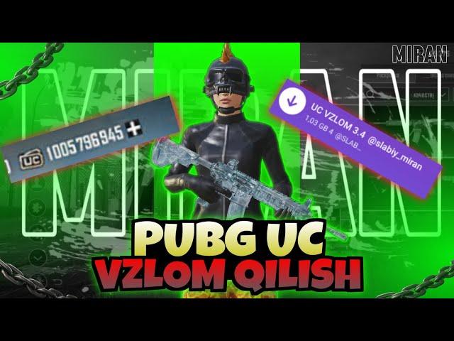 PUBG UC VZLOM 3.5 BAN BERMEDI ASOSIY AKKAUNT UCHUN XAFSIZ PUBG UC VZLOM QILISH