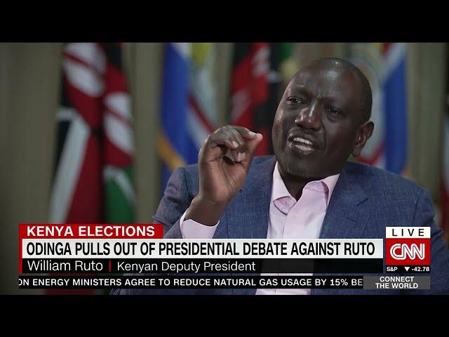 Larry Madowo interviews Raila and Ruto on CNN