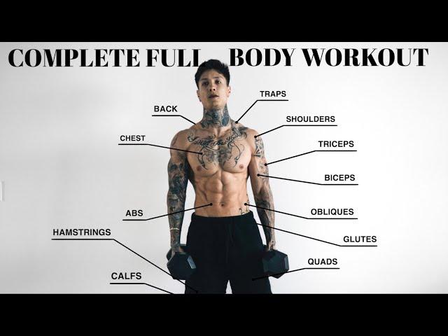 Complete 10 Min Full Body Workout | Dumbbells Only