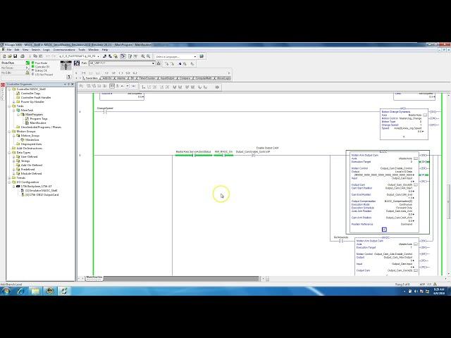 Allen Bradley PLC Training For Servos Using RSlogix 5000 or Studio 5000