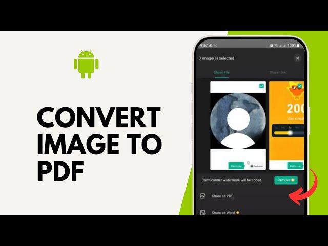 How to Convert Image to PDF on Android