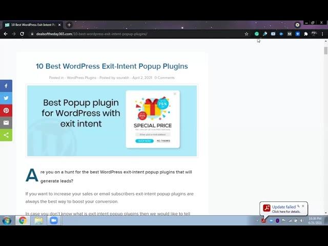 Best WordPress Exit Intent Popup Plugins | Top Free #WordPress Exit-Intent Popup Plugins | WP plugin