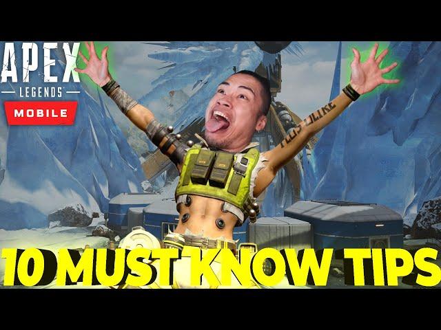 10 TIPS EVERY BEGINNER MUST KNOW! Apex Legends Mobile