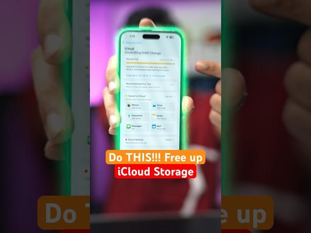 How to Clear iCloud Storage #iphone #ios #icloud