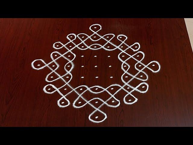 9dots melikala muggulu|easy rangoli|daily chukkala muggulu||sikku,kambhi,neli kolams|#Nice Rangoli