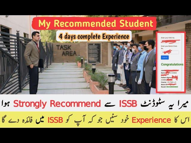 ISSB Recommended Candidate Experience and Tips | Pma Tcc Paf Navy ISSB Preparation