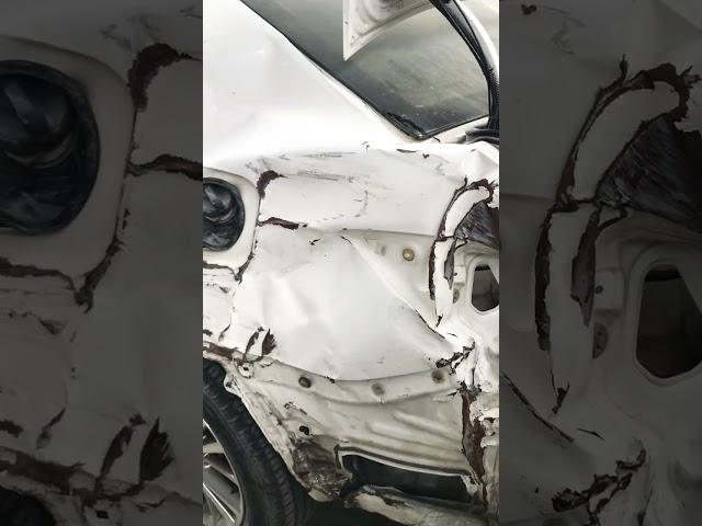 Toyota Corolla uae road accident car repair zaki technician #automobile #accidentcars #uae #zaki #ca