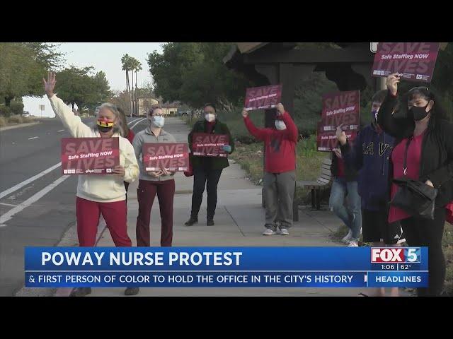 Nurses Protest  Pandemic Working Conditions At Palomar Health