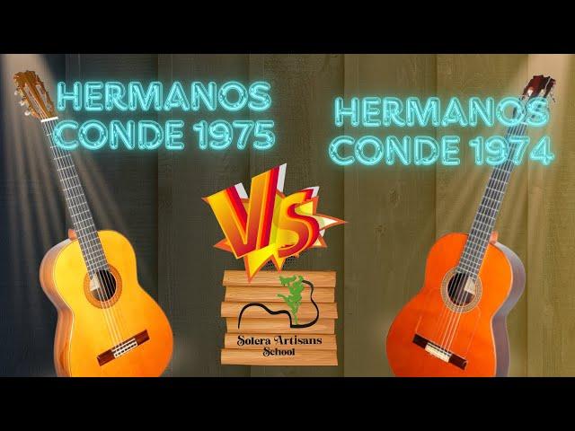 Guitar Comparison | Hermanos Conde 1975 vs 1974. played by Ángela Zarzuela flamenco guitar player