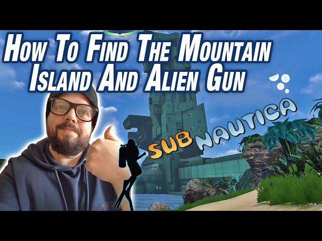 Subnautica Tips & Tricks Tutorial - How To Find The Mountain Island & Alien Gun Building