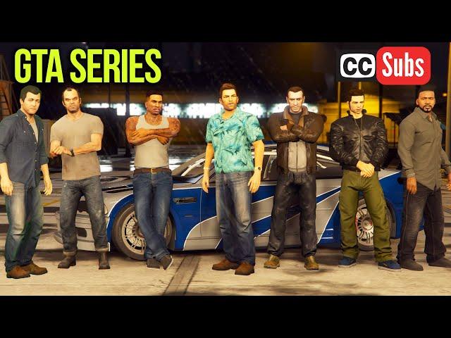 GTA 5 - ACTION SERIES FIRST 6 EPISODES | ALL GTA CHARACTERS TOGETHER!