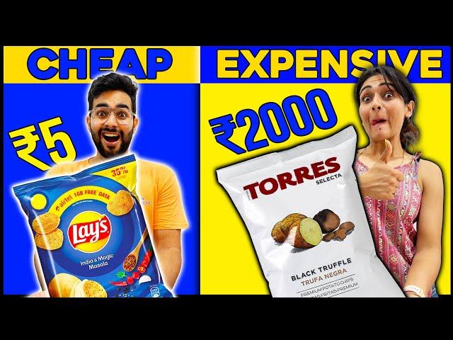 CHEAP VS EXPENSIVE FOOD CHALLENGE  || We Took This To The Next Level 