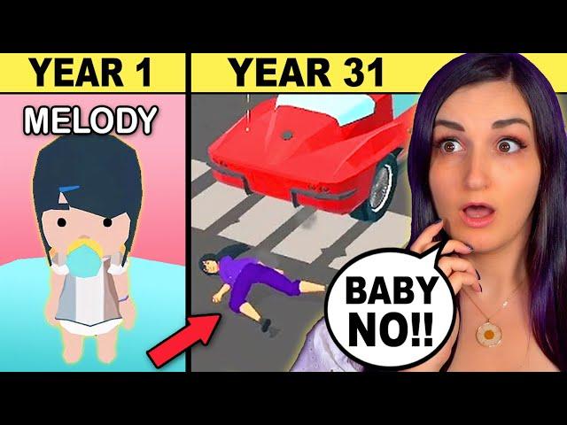 I Tried to Predict My Baby's Life in 100 Years Life Simulator ...but it Went Horribly WRONG