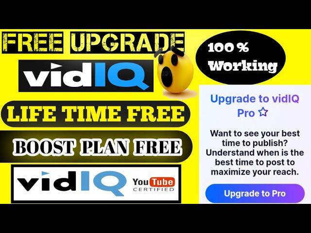 how to get vidiq boost for free | premium | vidiq pro free