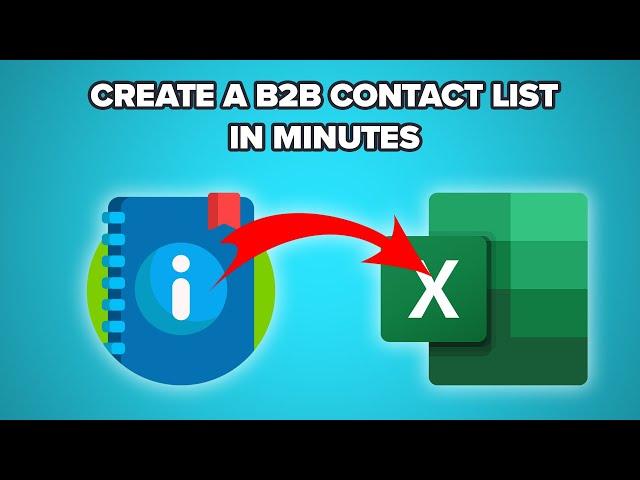 How to easily build a b2b contact list in minutes!