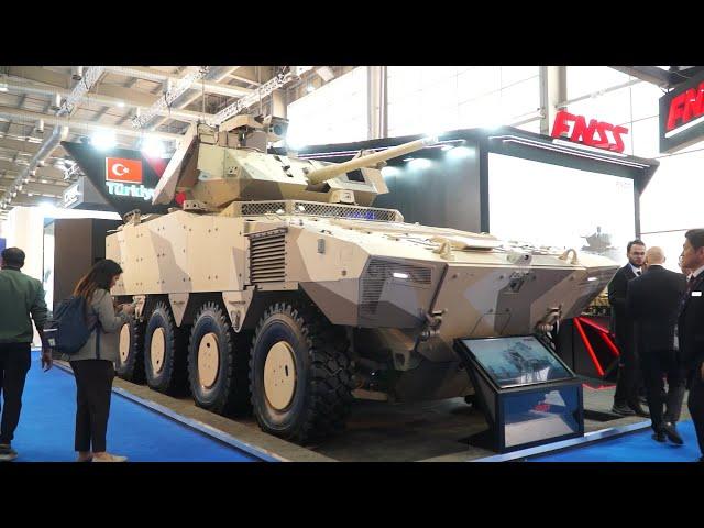 Turkish Company FNSS Unveils PARS ALPHA 8x8 Armoured Vehicle World Defence Show 2024 Saudi Arabia