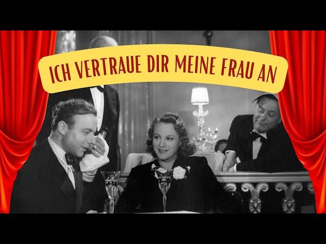 Ich vertraue dir meine Frau an (1943) mit Heinz Rühmann und Lil Adina