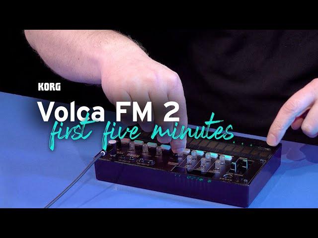 Get started with the Volca FM 2 - your first five minutes