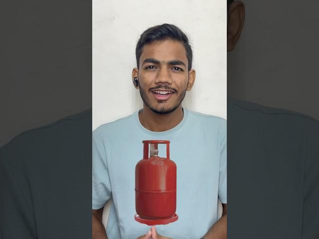 Gas cylinder लाल क्यों होता है? #facts #trending #youtubeshorts #india #viralvideo #shorts