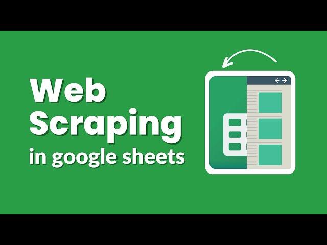 Web Scraping in Google Sheets" IMPORTHTML, IMPORTDATA, IMPORTFEED,  & IMPORTXML - SheetAI App