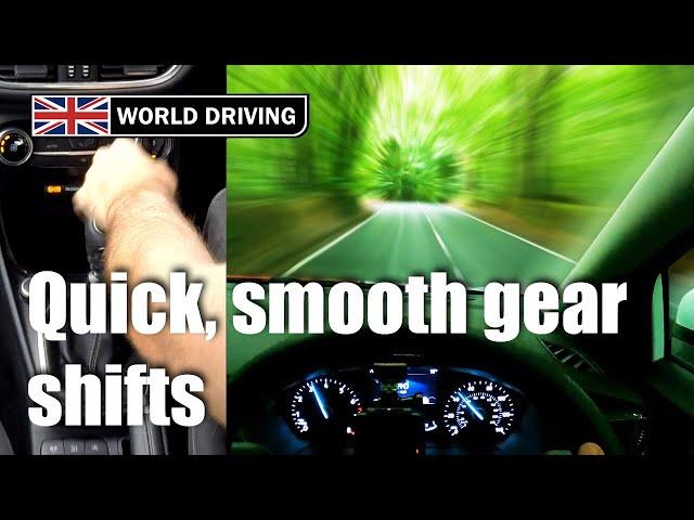 Smooth & Quick Gear Changes in a Manual Car