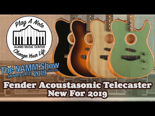 Fender Acoustasonic Telecaster - Brand New For 2019 - NAMM Show 2019