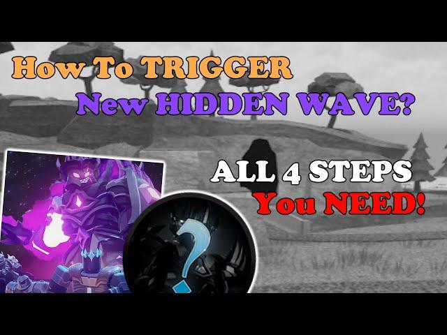 How To TRIGGER The HIDDEN WAVE?! ALL 4 STEPS You NEED! || Tower Defense Simulator