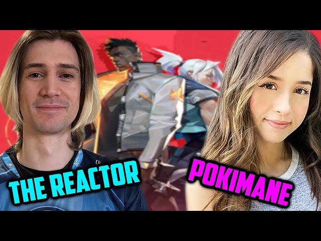 THE DEADLIEST DUO! - xQc and Pokimane DESTROY in Valorant!