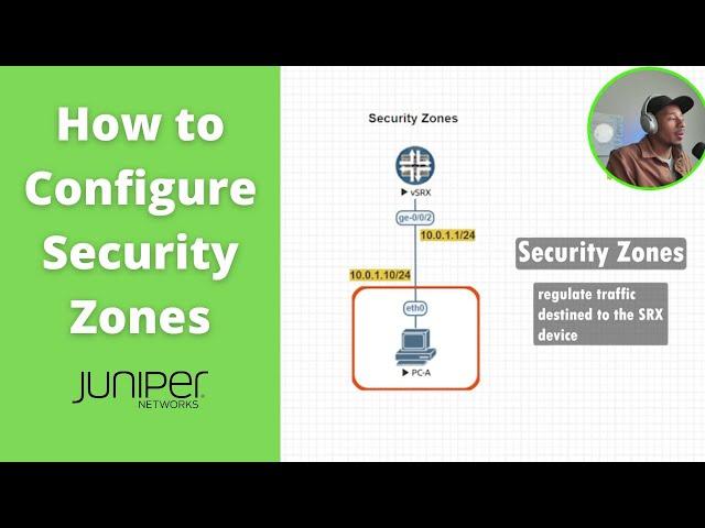 How to configure Security Zones on a Juniper SRX